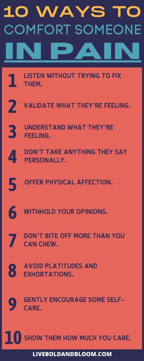 How To Comfort Someone Who Is Angry, Ways To Comfort Someone, Reassuring Quotes, How To Comfort Someone, Comfort Someone, Important People In Your Life, Reassurance Quotes, Good Listening Skills, When Youre Feeling Down