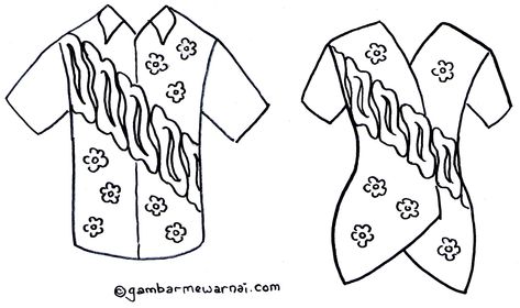 Gambar Mewarnai Baju Batik Membatik Anak Tk, Teacher Fonts, Indonesian Language, Transportation Preschool, Toddler Class, Sensory Activities Toddlers, Color Worksheets, Yellow Wallpaper, Preschool Learning Activities