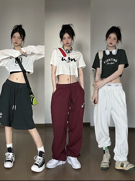 Outfits Character Design, Korean Hip Hop Fashion, Tomboy Fits, Boyish Girl, China Street Fashion, Boyish Outfits, Women Portrait, Photo Cute, Concept Clothing