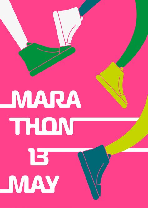 City Marathon Poster Design on Behance Marathon Poster Design, Marathon Poster, Marathon Posters, Graduation Images, Fun Walk, City Marathon, Campaign Posters, Amazing Race, Fun Run