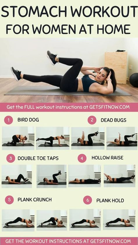 The 7 Best Stomach Workout For Women Tire Stomach Workout, Easy Fast Workouts At Home, Easy At Home Ab Workouts For Women, Tummy Workout Flatter Stomach, Stomach Workout For Beginners, Ab Workouts For Women, Stomach Workouts, Workout Instructions, Weight Workouts