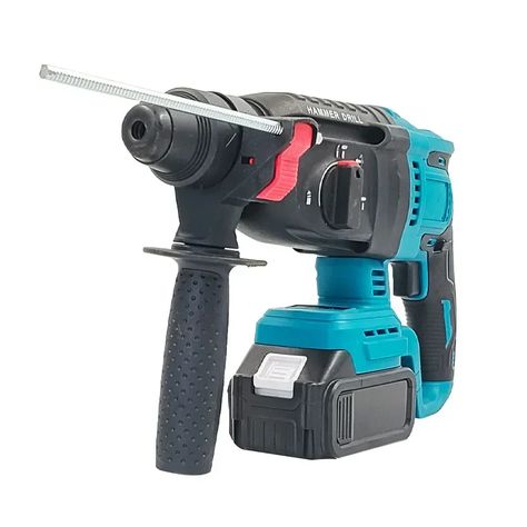 Cordless Brushless Lithium Electric Hammer Drill Three In One High Power Wireless Heavy Duty Square Electric Hammer, Three In One, Hammer Drill, Higher Power, Heavy Duty, Electricity, Square