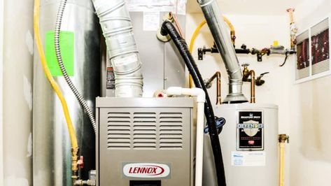 Building a Furnace Room? | Angie's List Furnace Room Ideas, Garage Outside, Furnace Room, Open Basement, Finish Basement, Jordan Room Ideas, Basement Garage, Exhaust Vent, Cool Face