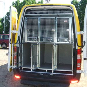 Dog Transport Van Ideas, Dog Van, Dog Transport, Pet Taxi, Kennel Ideas, Dog Car Accessories, Booster Seats, Pet Transport, Dog Hotel