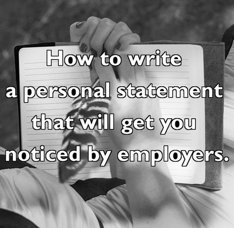 It can feel like the most overwhelming task when completing your job application, but your personal statement is an important tool for potential employers, and one that you should use wisely... Personal Statement, Job Application, Feel Like, You Must, Interview, Writing, Feelings