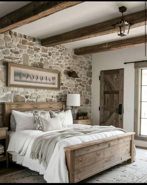 Scottish Bedroom, Modern French Country Bedroom, Cabin Bedrooms, Big Cabin, Lake House Bedroom, House Bedroom Ideas, Lodge Room, French Country Bedrooms, Bedroom Trends