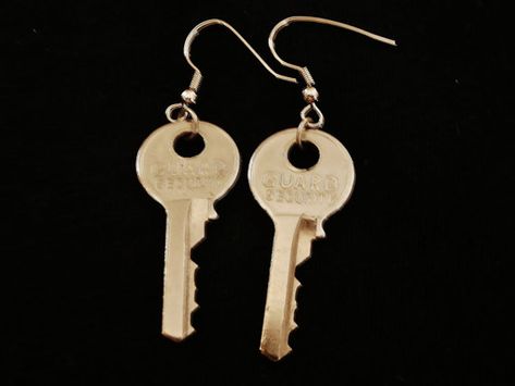 House Key Earrings Key Earrings, Key Jewelry, House Keys, Vogue, Key, Drop Earrings