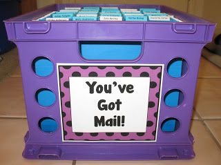 Here's a terrific idea for handing back papers. Students check their "mail" each day or once a week to find their graded work. Student Mailboxes, Smart Classroom, Teaching Organization, Classroom Organisation, 4th Grade Classroom, High School Classroom, 2nd Grade Classroom, You've Got Mail, Smart Ideas