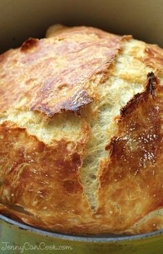 Jenny Can Cook, No Knead Bread Recipe, Jenny Jones, Dutch Oven Bread, Knead Bread Recipe, Homemade Bread Recipes Easy, Homemade Bread Easy, Artisan Bread Recipes, Knead Bread