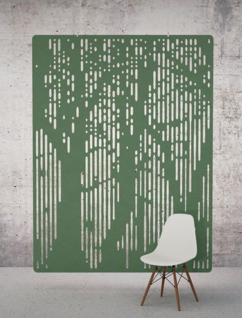 CURTAIN 05 | HANGING ACOUSTIC PANELS Wall Showcase Design, Acoustic Room, Sustainable Interior Design, Room Acoustics, Acoustic Wall Panels, Acoustic Wall, Print Design Pattern, Hallway Living Room, 3d Wall Panels