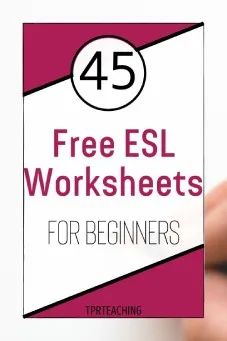 Best ESL Worksheets for Beginners (+50 Free Resources) | TPR Teaching Esl Curriculum For Adults, Teaching English As A Second Language Lesson Plans, How To Teach Adults English, Powerpoint For Teachers, Teaching Adults English, Esl For Adults Lesson Plans, Free Esl Lesson Plans, Online Esl Teaching, Business English Lesson Plans