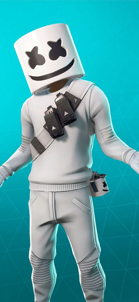 28 Marshmello Fortnite on afari Marshmello Costume, Marshmallow Costume, Marshmello Dj, Skin Wallpaper, Marshmello Wallpapers, Joker Hd Wallpaper, Dj Art, Game Wallpaper Iphone, Skin Images