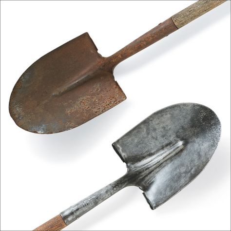 Make an old shovel work like new (and look better, too) by following our simple tool care tips. Grave Digger, Garden Equipment, Old Tools, Garden Hand Tools, Car Trunk, Garden Care, Birch Tree, Diy Shelves, Garden Trowel