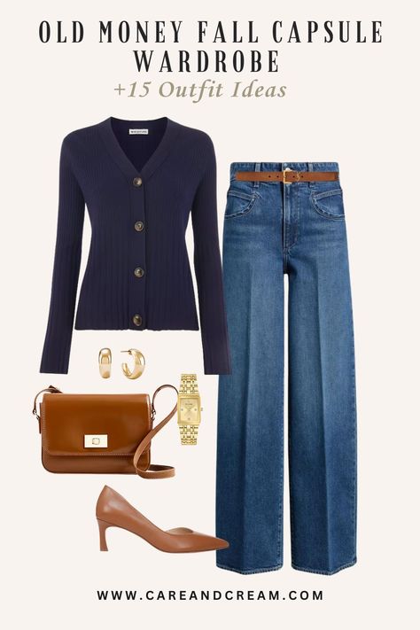 Old Money Fall Capsule Wardrobe + 15 Outfit Ideas Deep Autumn Outfits Capsule Wardrobe, Complete Outfits For Women, Old Money Fall, Mom Outfit, Capsule Wardrobe Essentials, Fall Wardrobe Essentials, Hepburn Style, Sophisticated Outfits, Olivia Culpo