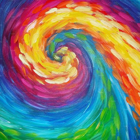 Tie Dye Swirl Acrylic Paint by MStockPhotography on @creativemarket Tie Dye Painting On Canvas, Watercolor Swirls, Projector Shoot, Dye Painting, Swirl Painting, Paint Swirls, Tie Dye Painting, Swirl Art, Portfolio Project