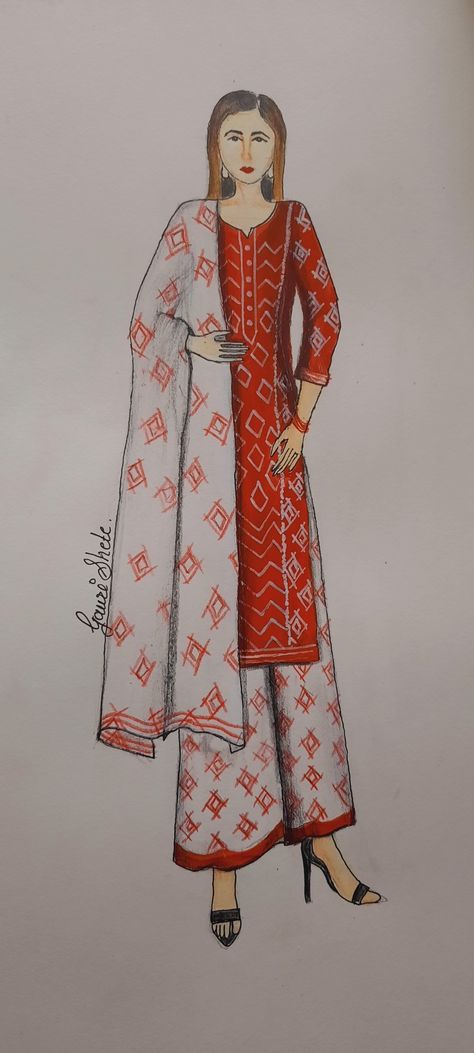 Ethnic wear Ethnic Wear Illustration, Fashion Illustration Sketches Dresses, Sketches Dresses, Fashion Illustration Sketches, Illustration Sketches, Fashion Illustrations, Ethnic Wear, Fashion Illustration, Illustrations