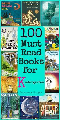 100 Must Read Books for Kindergarten. Plus FREE printable book list for the library and flower and paw print book recording sheets. Books For Kindergarten, Happy Hooligans, Must Read Books, Kid Books, Reading Materials, Reading Specialist, Kindergarten Books, Read Aloud Books, Best Children Books