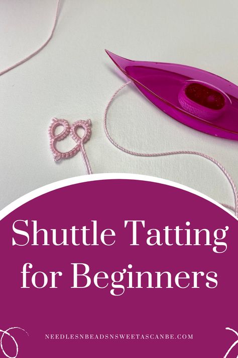 Tatting is a beautiful old-fashioned art and it has been around for centuries. And I love shuttle tatting, so in this post I'll show you the basics of shuttle tatting. Tatting Shuttles Pattern, Easy Tatting Patterns For Beginners Free, How To Do Tatting Tutorials, How To Shuttle Tatting For Beginners Step By Step, Lace Tatting Patterns, Shuttle Tatting Patterns Free Tutorials, Tatting For Beginners Step By Step, Shuttle Tatting Tutorial, Beginner Tatting Patterns Free