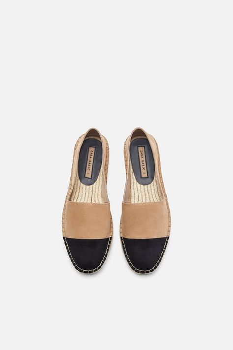 Women's Flat Shoes | New Collection Online | ZARA Canada Espadrilles Flats, Zara Sneakers, Womens Clothing Websites, Beachwear Swimwear, Espadrilles Shoes, Zara Australia, Animal Print Shoes, Leather Clogs, Flats Shoes