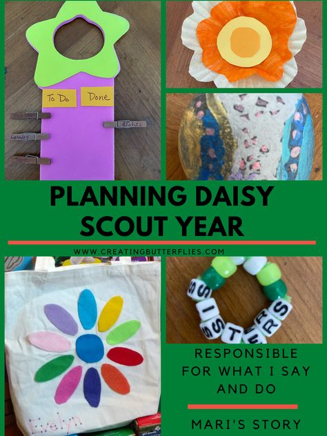 Daisy Troop Petal Activities, Daisy Scout Petal Activities, Daisy Leader Ideas, Responsible For What I Say And Do, Responsible For What I Say And Do Petal Activities, Daisy Meeting Ideas Activities, Daisy Scout Meeting Ideas, Daisy Responsible For What I Say And Do, Girl Scout Ideas Activities