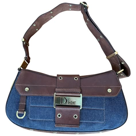 Colombus bag Dior Blue in Denim - Jeans - 9827283 Visual Gallery, Handbags Luxury, Dior Handbags, Pretty Bags, Mode Inspo, Cute Bags, Dream Clothes, Bags Designer Fashion, Vintage Bags