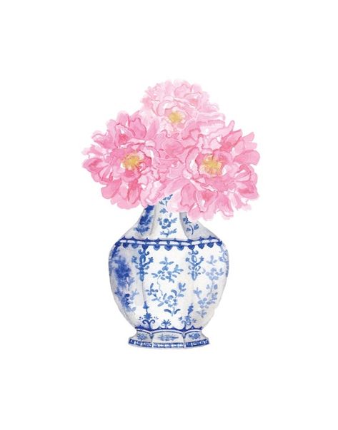 Prints For Picture Frames, China Vase Painting, Aesthetic Dorm Prints, Aesthetic Pictures For Frames Printable, Pink And Blue Wall Prints, Pink Blue And White Aesthetic, Blue And Pink Prints, Pink And Blue Prints, Blue And Pink Bedroom For Adults