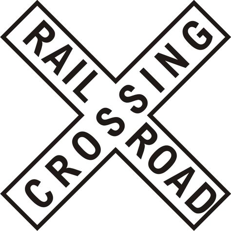 Railroad Crossing Clip Art   Cliparts Co All Aboard Sign, Train Bedroom, Train Clipart, Railroad Crossing Signs, Thomas The Train Party, Cross Clipart, Train Wall Art, Thomas Train, Railroad Crossing