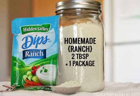 Homemade Hidden Valley Ranch Mix {With A Surprise Ingredient } Hidden Valley Ranch Copycat Recipe, Ranch Mix, Dry Mixes, Hidden Valley Ranch, Homemade Mixes, Diy Spices, Homemade Ranch, Cooking Homemade, Homemade Seasonings