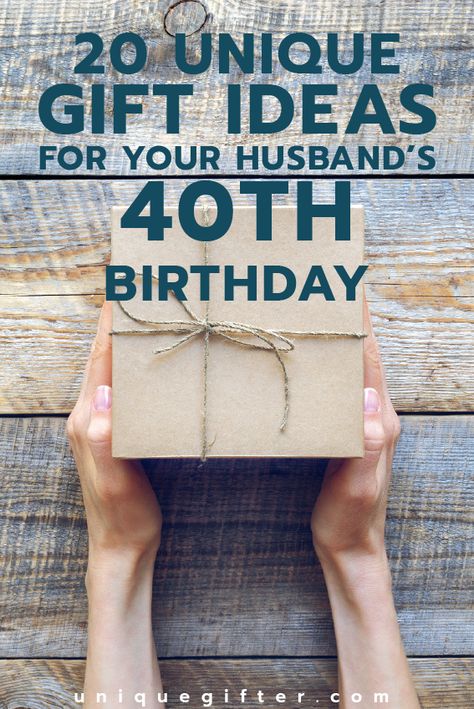 Gift ideas for your husband's 40th birthday | Milestone Birthday Ideas | Gift Guide for Husband| Fourtieth Birthday Presents | Creative Gifts for Men | Birthday Ideas 40th Men, 40birthday Party Ideas For Men, Man 40 Birthday Party Ideas, 40th Ideas For Men, Birthday Party For Husband Ideas, Mans 40th Birthday Ideas, Hubby 40th Birthday Ideas, 40th Husband Birthday Ideas, 40 Birthday Ideas For Men Turning 40