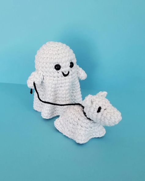 Sven Crochet Pattern Free, Peanuts Gang Crochet Free Pattern, Ghost Walking Dog Crochet Pattern, Crochet Haunted House Free Pattern, Free Mini Ghost Crochet Pattern, Crochet Halloween Cow Pattern, Free Halloween Amigurumi Crochet Patterns, Crochet Ghost Cat Pattern Free, Zero Ghost Dog Crochet Pattern Free