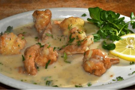 Shrimp Francese, Italian Shrimp, Light Pasta Dishes, Seafood Entrees, Shrimp Dishes, Wine Food, Shrimp Recipe, The Sauce, Fish Dishes