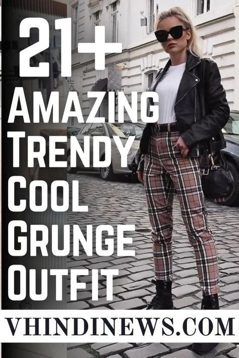 21 Cool Grunge Outfit Ideas for 2024: The Ultimate Edgy Style Guide 61 90s Grunge Outfit Women, Grunge Style In Your 30s, Urban Clothing Style Women, Grunge Outfits Over 40, Grunge Tights Outfit, Grunge Office Outfit Edgy, Y2k Womens Outfits, Alternative Holiday Outfits, Edgy Fall Outfits 2024