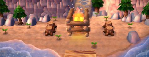 acnl hacked beach campfire rocks bonfire pretty Nintendo Acnh Fall Beach Ideas, Animal Crossing Bonfire Ideas, Acnl Hacked Town Ideas, Acnh Beach Bonfire Ideas, Acnl Beach Qr Codes, Acnl Hacked Town, Beach Campfire, Animal Crossing New Leaf, Login Page