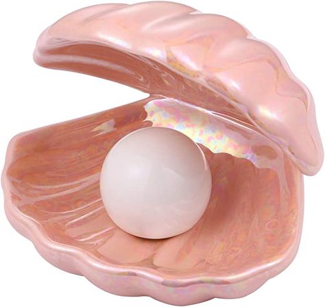 Wakauto Shell Pearl Light,Pink Shell Light Ceramics Shell Pearl Light for Home Decor : Amazon.ca: Tools & Home Improvement Rainbow Night Light, Home Decor Lamp, Mermaid Pearl, Pearl Light, Shell Lamp, Mood Lamps, Decor Lamp, Beach Theme Bathroom, Bedroom Accent