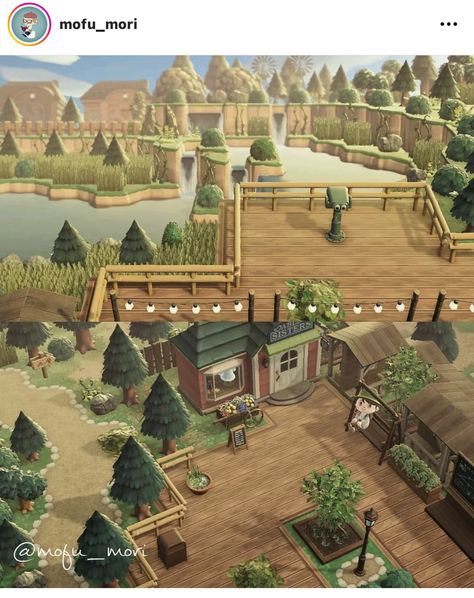 Forrest City, Nintendo Switch Animal Crossing, Forest Core, Animal Crossing Wild World, Forest City, Acnh Inspo, New Animal Crossing, Animal Crossing Game, Island Ideas