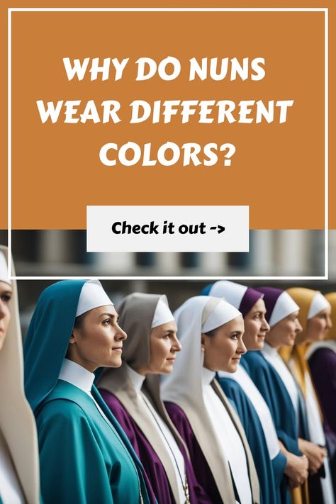 From the symbolic meaning of the black and white habits to the vibrant colors of the cloaks, explore why do nuns wear different colors in this unique article... Daughters Of Charity, Simple Tunic, Nuns Habits, Faith Quotes Christian, Eastern Orthodox Church, Blue Cape, White Veils, Charity Work, Black Veil