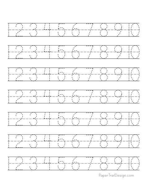 These free printable number tracing worksheets from 1-20 are perfect pre k number worksheets. #papertraildesign #numbertracingworksheets #preschoolworksheets #learningnumbers Number Review Preschool, Number Tracing Worksheets, Nursery Worksheets, Pre K Worksheets, Preschool Number Worksheets, Tracing Worksheets Free, Practice Handwriting, Free Printable Numbers, Name Tracing Worksheets