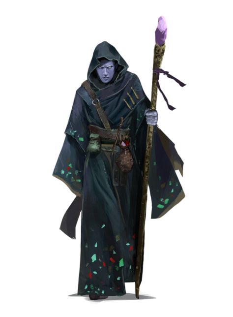 Male Drow Wizard Robes Staff - Pathfinder 2E PFRPG PFSRD DND D&D 3.5 4E 5E 5th ed d20 fantasy Wizard With Staff Pose, Vedalken Male, Wizard Robes Art, Drow Wizard Male, Wizard Robes Dnd, Vedalken Wizard, Fantasy Wizard Outfit, Dnd Wizard Art, Wizard Fantasy Art