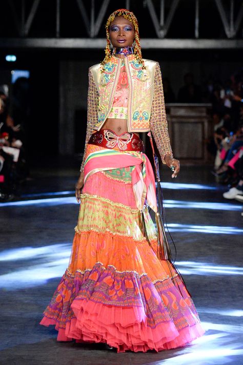 Moda Hippie, Manish Arora, Moda Paris, Mode Boho, Manish, Indian Style, Spring Summer 2016, Ethnic Fashion, Fashion Week Spring