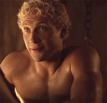 Jai Courtney Varro Spartacus Jai Courtney Spartacus, Lannister Art, Spartacus Series, I Love Sarcasm, Captain Boomerang, Men Blonde Hair, Jai Courtney, Shirtless Men, Film Industry