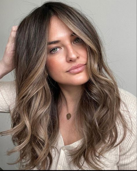 Ashy Reverse Balayage, Brown Hair Balayage Ashy Brown, Root Smudge Light Brown, Brunette With Dimension And Money Piece, Honey Beige Brown Hair, Lived In Blonde Highlights On Brown Hair, Bronde Haircolor Cool Tone, Mushroom Brown With Highlights, Brunette Cool Tone Highlights