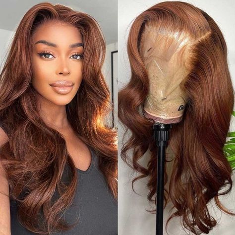 Points For Free Hair | UNice.com Lace Front Middle Part, Middle Part Wigs, Golden Brown Color, Light Ash Brown, Part Wigs, Hair Extensions Best, Beautiful Wigs, Remy Hair Extensions, Lace Body