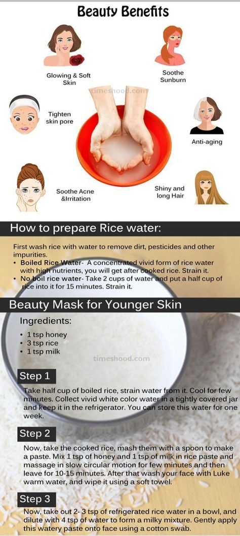 Rice Water Face Mask Diy, Rice Water For Clear Skin, Uses Of Rice Water For Skin, Rice Benefits For Skin, Rice Mask Benefits, Rice Water For Face Benefits, Rice Water Benefits Skin Care, Rice Water Mask For Face, Benefits Of Rice Water For Skin