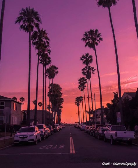 Los Angeles Sunset, Los Angeles Aesthetic, Places In California, 2160x3840 Wallpaper, Purple Sunset, California Sunset, Sunset Lover, Pink Sunset, Purple Sky