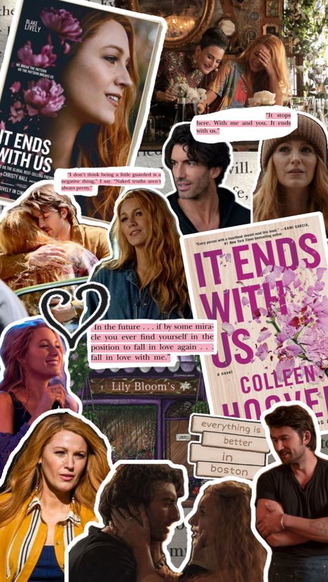 It Ends With Us, Colleen Hoover, Blake Lively, Lily and Atlas It Ends With Us Movie, Lily And Atlas, Us Movie, Famous Book Quotes, Kami Garcia, Movies To Watch Teenagers, Cute Movie Scenes, This Is Us Movie, Love Film