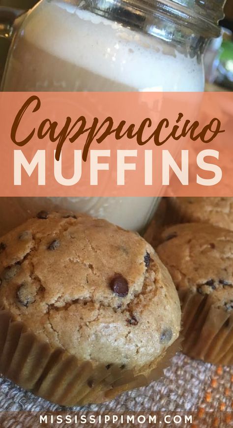 Easy and Delicious Cappuccino Muffins - MississippiMom.com Coffee Based Desserts, Winter Bakes, School Desserts, Cappuccino Muffins, Classic Meals, Coffee Muffins, Pescetarian Recipes, Jumbo Muffins, Baking Secrets