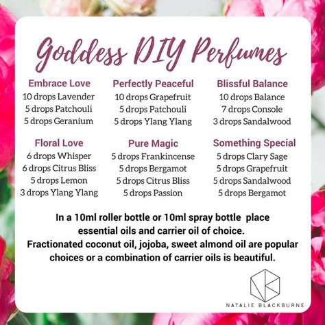 Essential Oil Perfume Roller Blends, Witchy Perfume Recipes, Floral Essential Oil Blends Perfume Recipes, Doterra Perfume Blends, Pheromone Essential Oil Blend, How To Make Pheromone Oil, Diy Fragrance Oil Perfume Recipes, Diy Pheromone Perfume Essential Oils, Essential Oil Perfume Recipes Roller