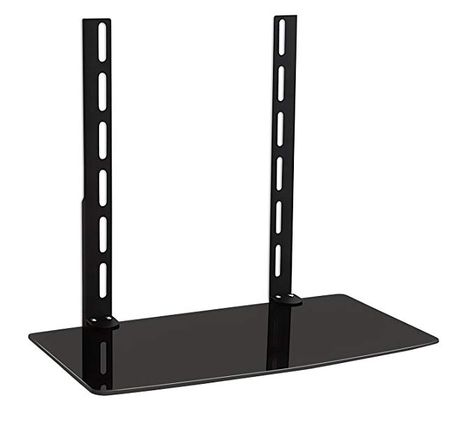 Amazon.com: Mount-It TV Wall Mount Shelf Bracket Under TV for Cable Box, DVD Player, Stereo AV Components Shelf,Black: Home Audio & Theater Under Tv Shelf, Wall Mount Tv Shelf, Wall Mount Shelf, Glass Shelf Brackets, Swivel Tv Stand, Under Tv, Tv Wall Mount Bracket, Diy Dresser Makeover, Diy Fountain