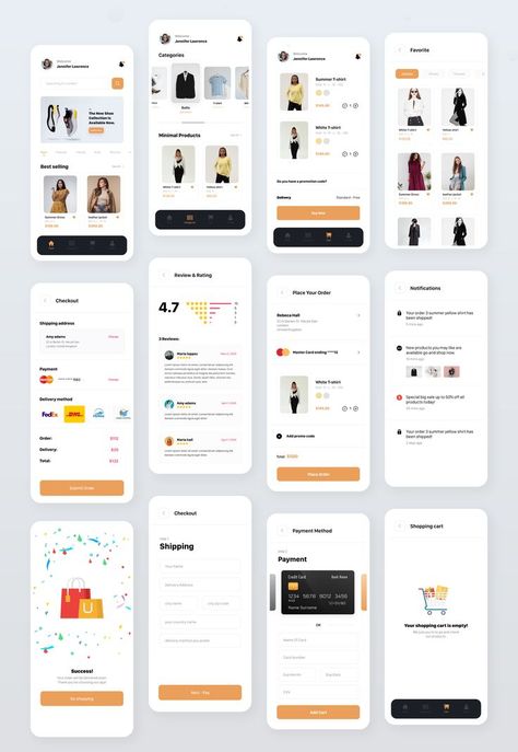 Hi Friend 👋 This is my My newest Behance UI UX Design presentation for an Ecommerce clothing app. Check it out, and don't hesitate to give your feedback. Many thanks! Ecommerce Mobile Design, Clothing App Design, Ecommerce Mobile App Design, Ecommerce App Design Mobile Ui, Ecommerce App Design, Ux Design Presentation, Ui Ux Designer Portfolio, Ecommerce Ui Design, Creative App Design