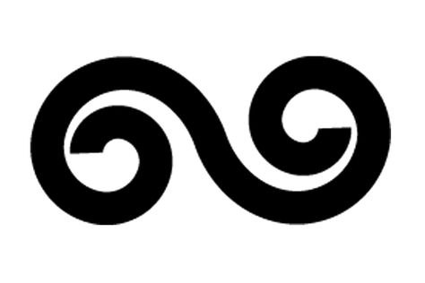 Celtic Double Spiral Symbol Double Spiral Tattoo, Dara Celtic Knot, Celtic Symbols And Meanings, Spiral Tattoo, Spiral Symbol, Celtic Tattoo Symbols, Symbols And Their Meanings, Celtic Ornaments, Irish Symbols